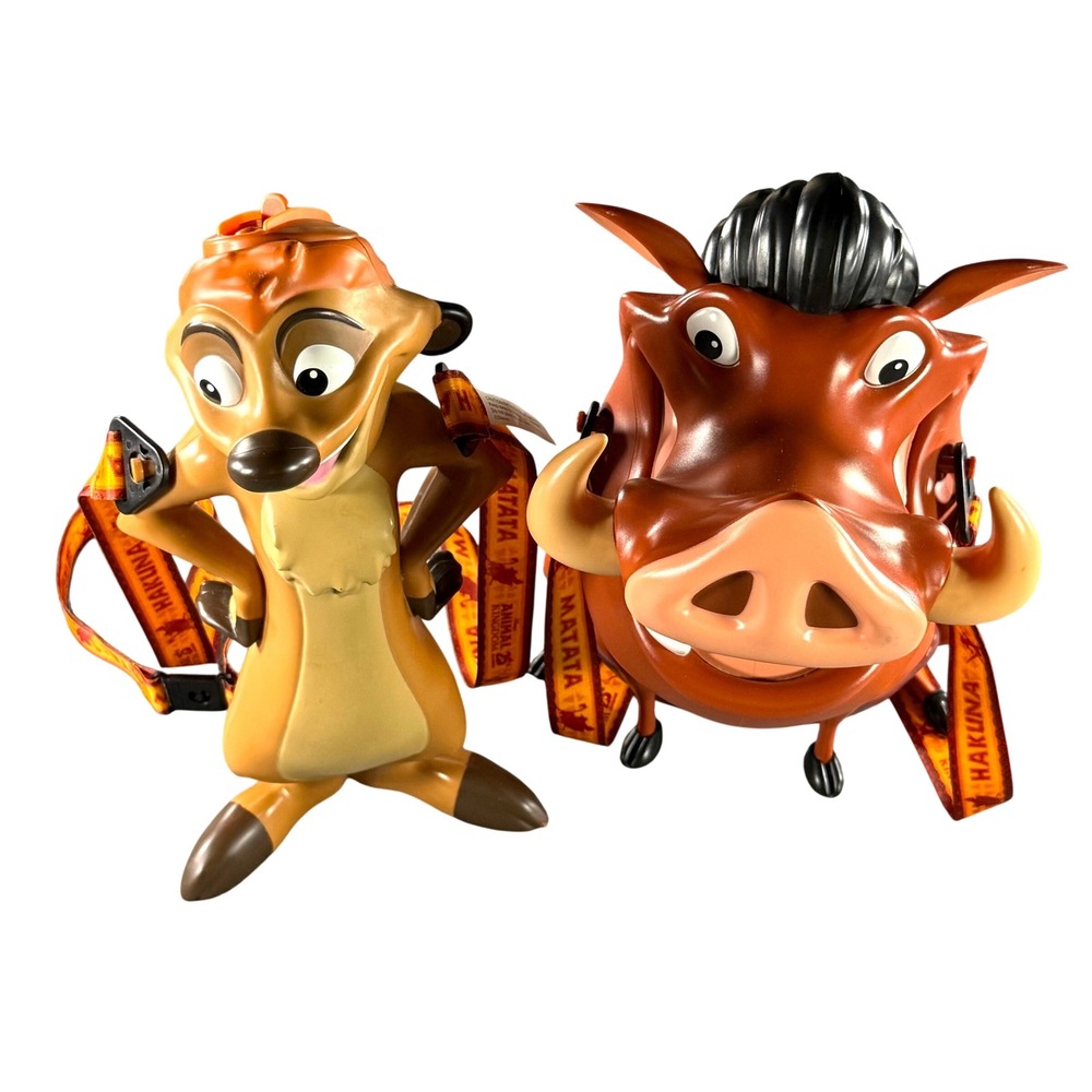 Disney Parks Timon‎ Sipper Pumba Popcorn Bucket Animal Kingdom 25th Anniversary